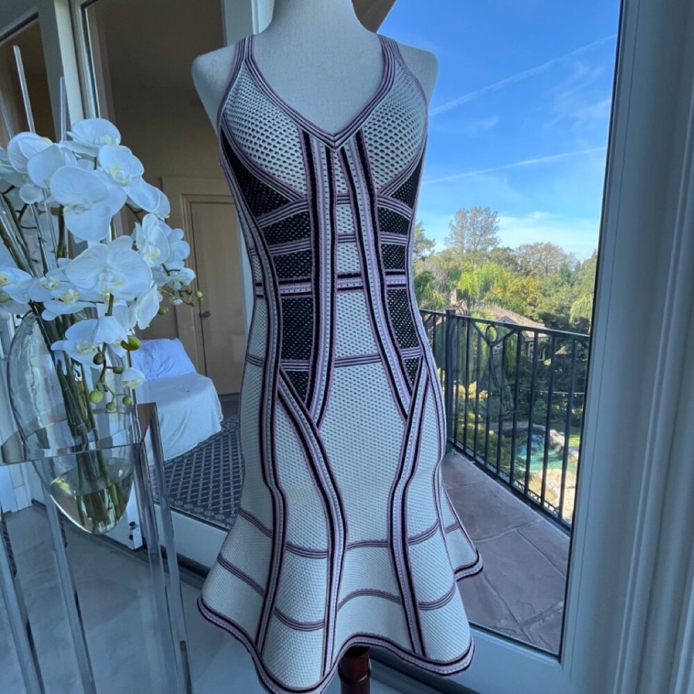 SOLD--HERVE LEGER BNWT ICONIC Bandage Dress - Sculpt & Contour! Brand New w/Tags